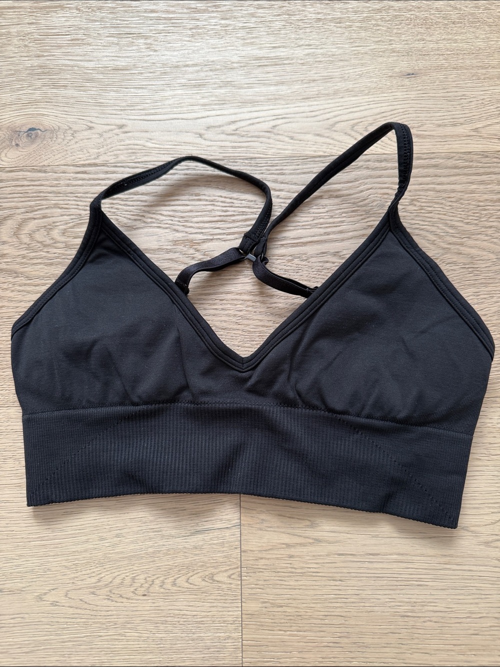 lululemon athletica Black Minimalist Racerback Sports Bra